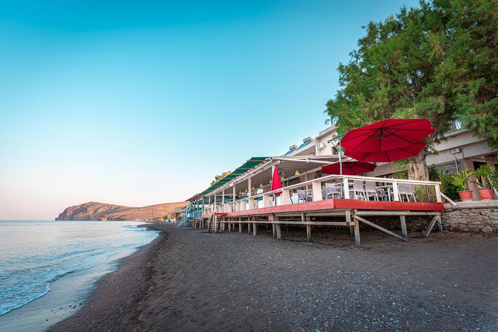 Sappho Hotel Skála Eresoú Esterno foto