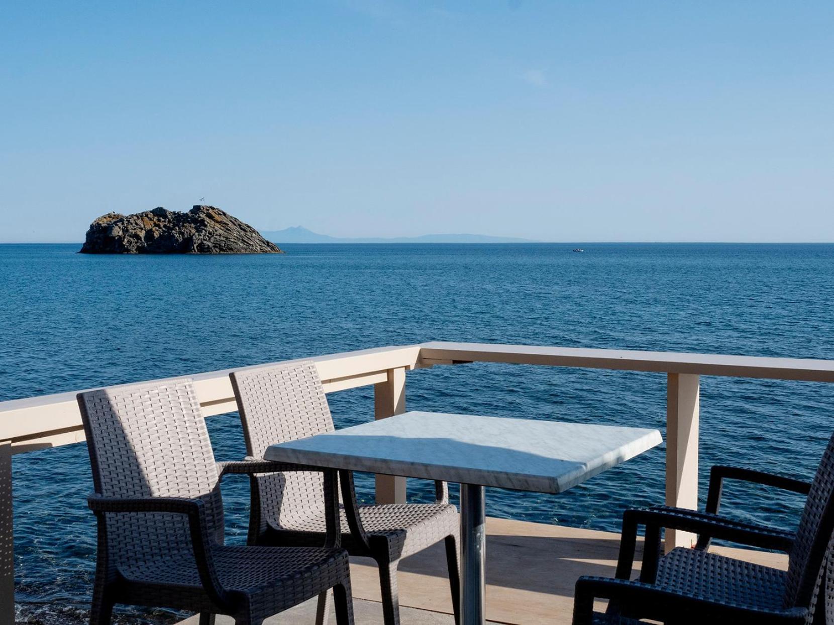 Sappho Hotel Skála Eresoú Esterno foto